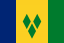 Flag Of Saint Vincent And The Grenadines 64x43